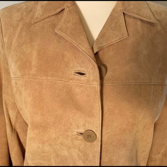 Tan Vintage Suede Jacket, S - Picture 5 of 8